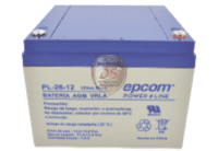 Bateria 12v 26ah epcom powerline