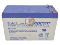 Bateria 12v 7ah epcom powerline