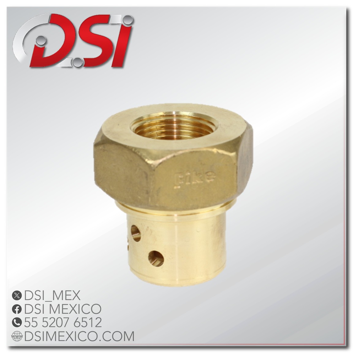 Boquilla de descarga en bronce