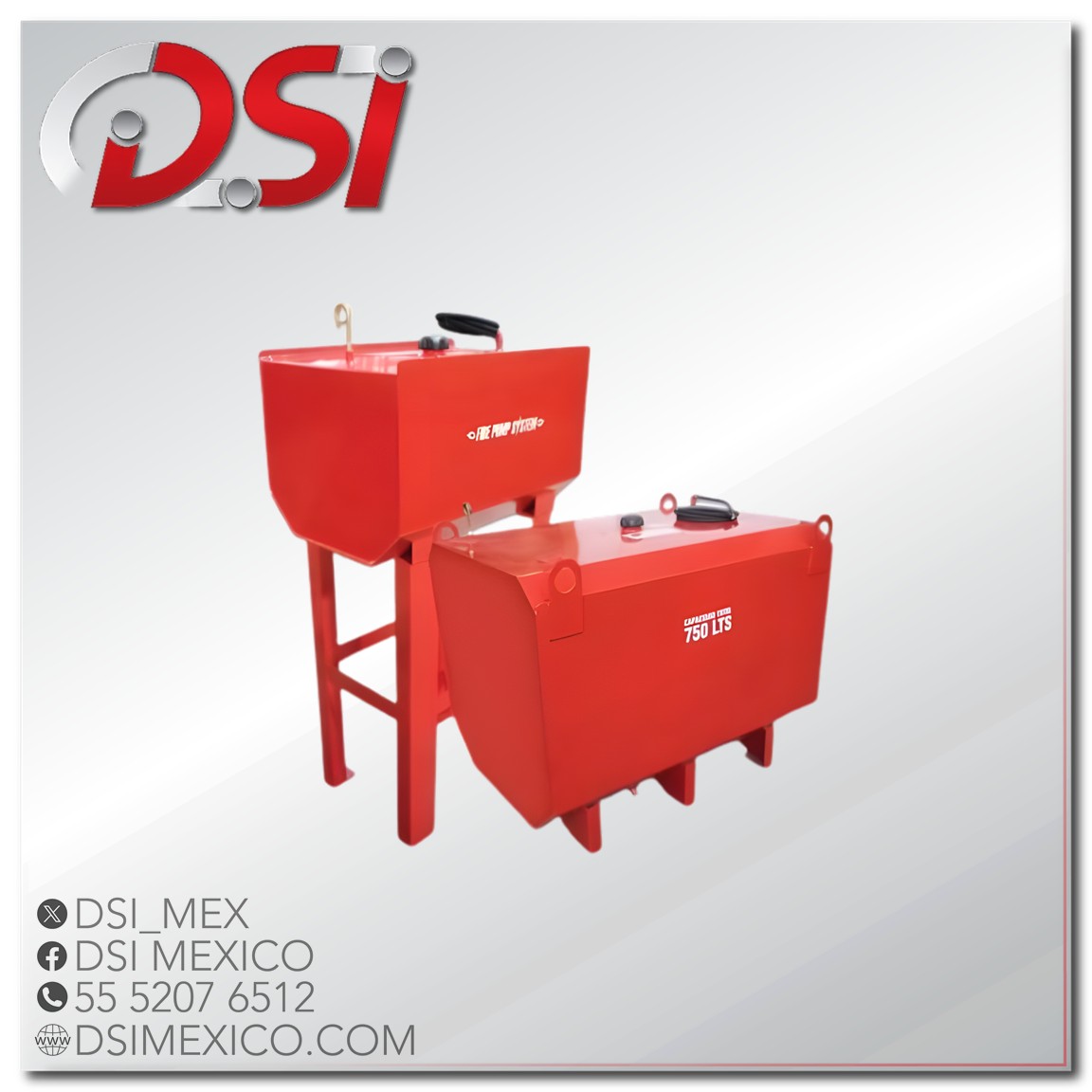 Tanques de combustible para Equipo Contra incendio