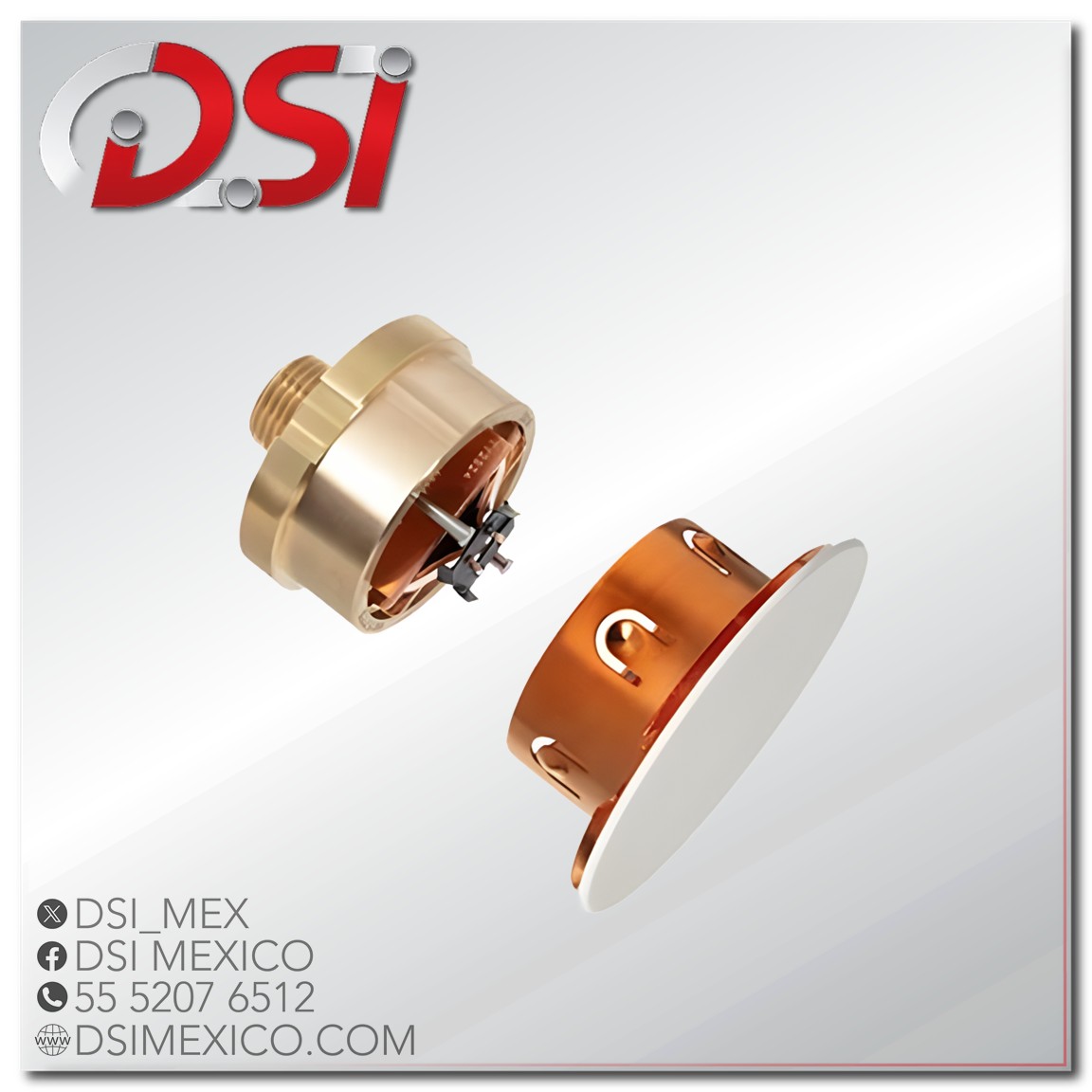 Rociador RF II SSP respuesta estándar bronce K=5.6 12 NPT 155°F68°C ULFM Mod. TY3551 Tyco 1