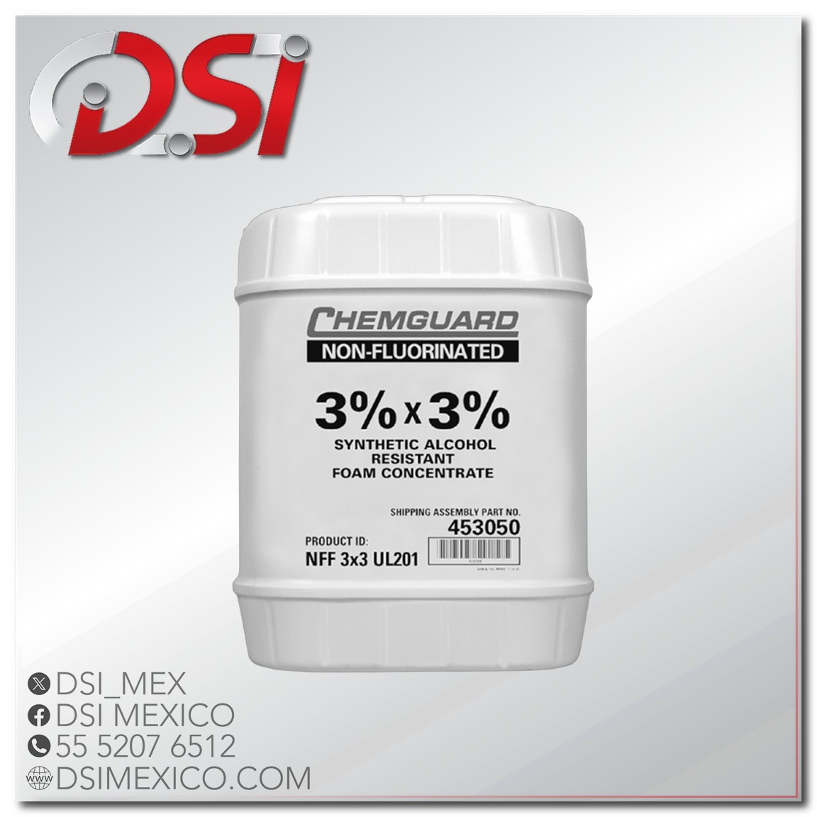 CHEMGUARD® NFF-331 3%x3% Espuma Concentrada No Fluorada